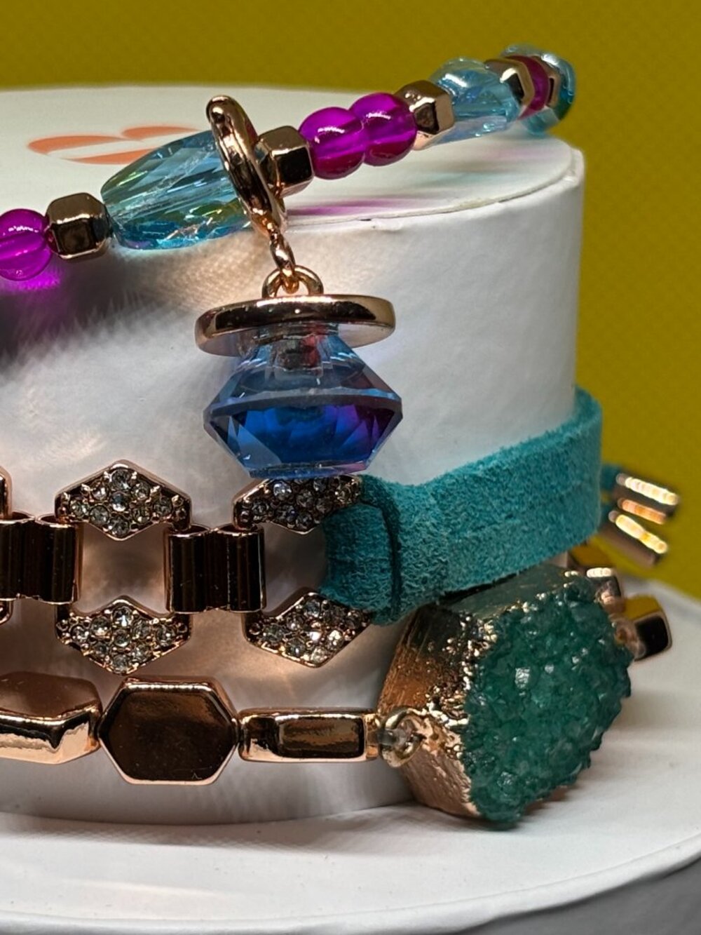 Bomb Party "RingPop Glamour" 3 Bracelet Stacks Set RBP6030 MSRP $130